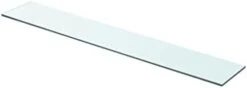 VidaXL 2X Shelves Panel Glass Sheets Plates Display Racks Shelving For Cabinet Slatwall Storeroom Strong Durable Toughened Glass Clear 27.6"x11.8" -Moen Shop 11H96Vt4WrL. AC