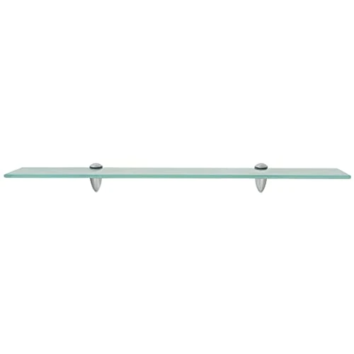 Queen.Y Glass Shelf For Bathroom, 27.6" X 3.9" Bathroom Shelf With Tempered Glass And Zinc Alloy Wall Mount, 0.3" Thickness, Floating Glass Shelves, Clear 3 Queen.Y Glass Shelf For Bathroom, 27.6" X 3.9" Bathroom Shelf With Tempered Glass And Zinc Alloy Wall Mount, 0.3" Thickness, Floating Glass Shelves, Clear