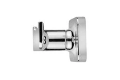 Croydex Flexi-Fix Easy To Fit Shoreditch Double Robe Hook With Zinc Alloy Construction, Chrome -Moen Shop 218H2SGWMkL