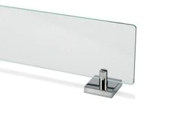 Croydex QM441441 Flexi-Fix Chester Glass Shelf, Silver, 54 X 590 X 134mm -Moen Shop 21KnhPaXc5L