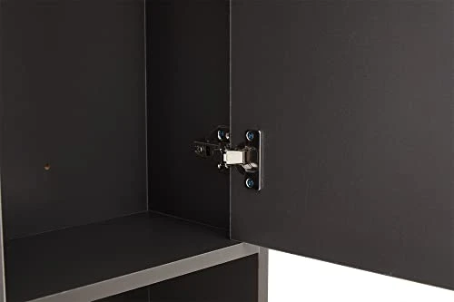 BOLGTO Bathroom Storage Cabinet Organizer, Bathroom Over Toilet Storage Cabinet With Adjustable Shelf & Anti-Dumping Device,25x7.9x77 Inch, Gray 8 BOLGTO Bathroom Storage Cabinet Organizer, Bathroom Over Toilet Storage Cabinet With Adjustable Shelf & Anti-Dumping Device,25x7.9x77 Inch, Gray - Image 6