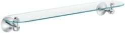 Moen DN7790CH Lounge 24-Inch Wide X 5-Inch Deep Decorative Glass Bathroom Vanity Shelf, Chrome -Moen Shop 21QeBcDgFML. AC