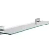 Croydex QM441441 Flexi-Fix Chester Glass Shelf, Silver, 54 X 590 X 134mm -Moen Shop 21ZNQkuKAgL