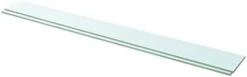 VidaXL 2X Shelves Panel Glass Sheets Plates Display Racks Shelving For Cabinet Slatwall Storeroom Strong Durable Toughened Glass Clear 27.6"x11.8" -Moen Shop 21aqn7ndmtL. AC