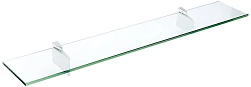Spancraft Glass Raven Glass Shelf, Chrome, 12 X 24 3 Spancraft Glass Raven Glass Shelf, Chrome, 12 X 24