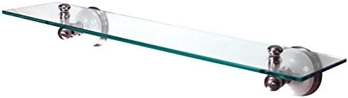 Kingston Brass BA1119PB Victorian Glass Shelf, Polished Brass 7 Kingston Brass BA1119PB Victorian Glass Shelf, Polished Brass - Image 5