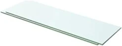 VidaXL 2X Shelves Panel Glass Sheets Plates Display Racks Shelving For Cabinet Slatwall Storeroom Strong Durable Toughened Glass Clear 27.6"x11.8" -Moen Shop 21mCDs3CR0L. AC