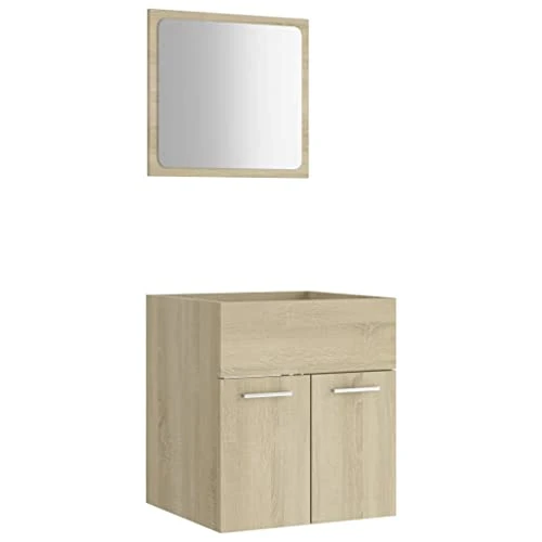 Queen.Y Wall Mounted Bathroom Cabinet With Mirror, Pedestal Under Sink Bathroom Vanity Floating Storage Cabinet With 2 Doors, Modern Bathroom Space Saver Organizer Oak 16.1" X 15.2" X 18.1" 3 Queen.Y Wall Mounted Bathroom Cabinet With Mirror, Pedestal Under Sink Bathroom Vanity Floating Storage Cabinet With 2 Doors, Modern Bathroom Space Saver Organizer Oak 16.1" X 15.2" X 18.1"