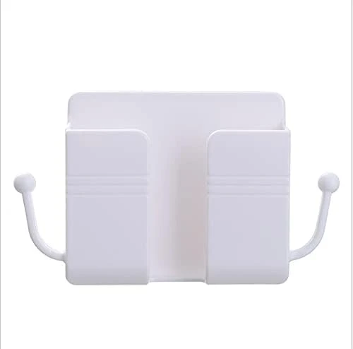 Sakalaexp Wall-Mounted Storage Box Remote Control Mobile Phone Plug Charging Wall Holder Self-Adhesive Punch Free Organizer Rack Cellphone Wall Mount Bed Side Shelf For Home Office 13 Sakalaexp Wall-Mounted Storage Box Remote Control Mobile Phone Plug Charging Wall Holder Self-Adhesive Punch Free Organizer Rack Cellphone Wall Mount Bed Side Shelf For Home Office - Image 11