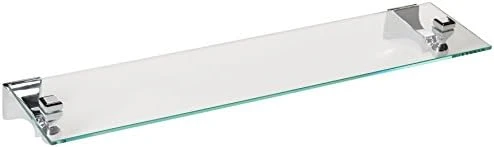 Moen DN8390BN Retreat 22-Inch Wide X 5-Inch Deep Decorative Glass Bathroom Vanity Shelf, Brushed Nickel 8 Moen DN8390BN Retreat 22-Inch Wide X 5-Inch Deep Decorative Glass Bathroom Vanity Shelf, Brushed Nickel - Image 6