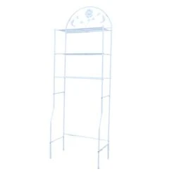 CNCEST Toilet Storage Rack,3-Shelf Bathroom Organizer Over The Toilet Storage 3 Tier Space Saver Organizer Rack Bathroom Shelf Over Toilet Storage For Laundry, Balcony,Porch 70.9X24.4X12.6in (White) 12 CNCEST Toilet Storage Rack,3-Shelf Bathroom Organizer Over The Toilet Storage 3 Tier Space Saver Organizer Rack Bathroom Shelf Over Toilet Storage For Laundry, Balcony,Porch 70.9X24.4X12.6in (White) -Moen Shop 21sNsPHbkmL