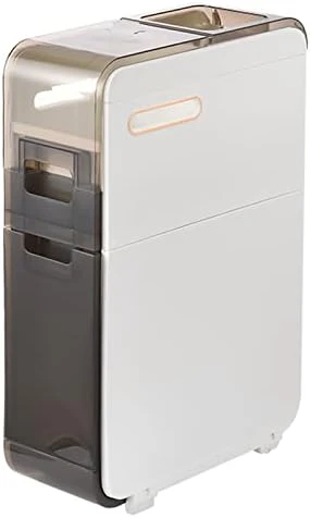 OEODJUJS 6.9" W Skinny Bathroom Storage Cabinet, 4 Tier Toilet Paper Holder Cabinet With Drawers, Narrow Pantry Cabinet For Bedroom/Kitchen Small Space, White 8 OEODJUJS 6.9" W Skinny Bathroom Storage Cabinet, 4 Tier Toilet Paper Holder Cabinet With Drawers, Narrow Pantry Cabinet For Bedroom/Kitchen Small Space, White - Image 6