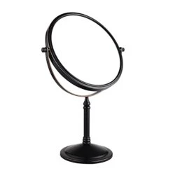 Nicesail Tabletop Makeup Mirror, Double-Side 1X-10X, 360 Swivel Cosmetic Mirror For Table Desk, No Light Antique Bronze (8 Inch, 10X) -Moen Shop 3101NlemEsS 1