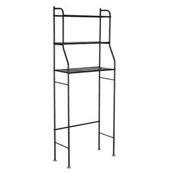 NAJER 3-Tier Bathroom Shelf Organizer, Space Saver Over The Toilet Storage, Bathroom Corner Stand, Black 13 NAJER 3-Tier Bathroom Shelf Organizer, Space Saver Over The Toilet Storage, Bathroom Corner Stand, Black -Moen Shop 313IvwYlBLL 1