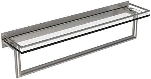 Ginger 2835T-24/PC Surface Tempered Glass Bathroom Toiletry Shelf, Polished Chrome 8 Ginger 2835T-24/PC Surface Tempered Glass Bathroom Toiletry Shelf, Polished Chrome - Image 6