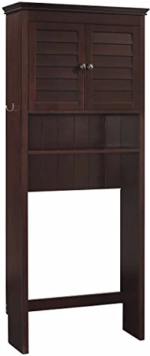 Crosley Furniture Lydia Space Saver Bathroom Cabinet, Espresso 3 Crosley Furniture Lydia Space Saver Bathroom Cabinet, Espresso
