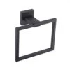 KES Bathroom Towel Ring SUS 304 Stainless Steel Shower Towel Hanger Holder Modern Square Style Wall Mount Matte Black Finish, A2480-BK -Moen Shop 316FpLkdJEL