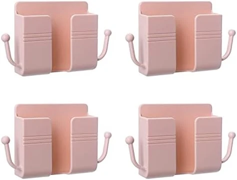 Sakalaexp Wall-Mounted Storage Box Remote Control Mobile Phone Plug Charging Wall Holder Self-Adhesive Punch Free Organizer Rack Cellphone Wall Mount Bed Side Shelf For Home Office 17 Sakalaexp Wall-Mounted Storage Box Remote Control Mobile Phone Plug Charging Wall Holder Self-Adhesive Punch Free Organizer Rack Cellphone Wall Mount Bed Side Shelf For Home Office - Image 15