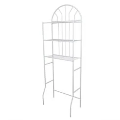 QUEMARQUE 3-Tier Over The Toilet Storage Rack Shelves Bathroom Frame Shelf Organizer Stand For Home Bathroom, White 11 QUEMARQUE 3-Tier Over The Toilet Storage Rack Shelves Bathroom Frame Shelf Organizer Stand For Home Bathroom, White -Moen Shop 316cFO12rLL