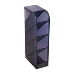 Sdoveb Multifunction Desktop Debris Storage Organizer Box For Office,Make Up Tools, Desktop Debris, Kitchen And Bathroom Life Supplies (Black)