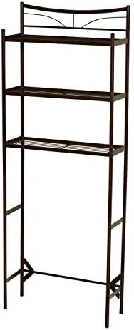 Zenna Home No Tools SlideFit Over The Toilet Bathroom Spacesaver, Bronze 10 Zenna Home No Tools SlideFit Over The Toilet Bathroom Spacesaver, Bronze - Image 8