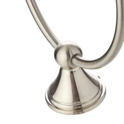 Amazon Basics Modern Towel Ring, 6.3-inch Diameter, Satin Nickel -Moen Shop 319FqXa9QpL