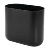 Design Slim Oval Plastic Waste Basket, The Cade Collection – 10.56” X 5.5” X 9.77”, Matte Black -Moen Shop 31CE1ZTUU9L