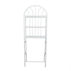 QUEMARQUE 3-Tier Over The Toilet Storage Rack Shelves Bathroom Frame Shelf Organizer Stand For Home Bathroom, White 10 QUEMARQUE 3-Tier Over The Toilet Storage Rack Shelves Bathroom Frame Shelf Organizer Stand For Home Bathroom, White -Moen Shop 31DUlAq0CrL