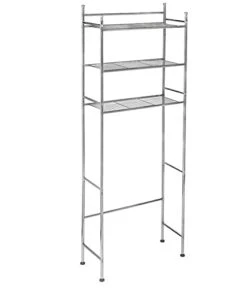 3 Tier Bathroom Organizer, Over The Toilet Storage, With, 3 Bathroom Shelves, Bathroom Storage Over The Toilet -Moen Shop 31FqiFYLRjL