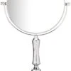 Sagler Vanity Mirror Chrome 6-inch Tabletop Two-Sided Swivel With 10x Magnification, Makeup Mirror 11-inch Height, Chrome Finish 1 Sagler Vanity Mirror Chrome 6-inch Tabletop Two-Sided Swivel With 10x Magnification, Makeup Mirror 11-inch Height, Chrome Finish -Moen Shop 31H8h5IsLjL
