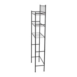 Honey-Can-Do 3 Tier Over-The-Toilet Space Saver Shelving Unit, Black BTH-09022 Black -Moen Shop 31HPrmdjtoL
