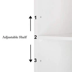 Home Furnishing Plaza Single Door Bathroom Storage Cabinet With 4 Drawers White Floor Cabinet Multifunctional Bathroom Storage Organizer Rack Stand