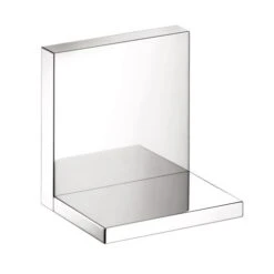 AXOR Shelf 5" X 5" Upgrade 5-inch Avantgarde Shelf In Chrome, 40872000