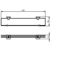 Haceka 28014510 Mezzo Tec Shelf 60 Cm 8 Haceka 28014510 Mezzo Tec Shelf 60 Cm -Moen Shop 31J0DgsRNeL
