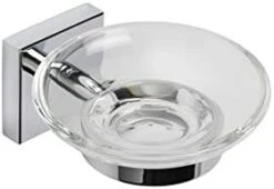 Croydex QM441441 Flexi-Fix Chester Glass Shelf, Silver, 54 X 590 X 134mm -Moen Shop 31KjoLu0hbL. AC