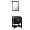 Eclife 24" Modern Bathroom Vanity Cabinet Set Stand Pedestal Storage Cabinet, Two Doors With Mirror (Single Cabinet Only) -Moen Shop 31LUorRAkCL