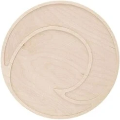 Welled Wood Surface, Pinwheel Shaped, 10" X 9.68", For Wooden Trays, Crafts And Decorations, Welled Center For Resin Design Or Paint - For Decoupage, Engraving, Wood Burning -Moen Shop 31NE0ZVmBoL. AC
