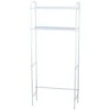 Home Basics 2 Tier Over The Toilet Bathroom Space Saver, Metal Bathroom Shelf Storage Unit, Anti-rust, White -Moen Shop 31NypVD01LL