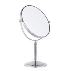 Nicesail Tabletop Makeup Mirror, Double-Side 1X-10X, 360 Swivel Cosmetic Mirror For Table Desk, No Light Antique Bronze (8 Inch, 10X) -Moen Shop 31QZ4BGzCeL