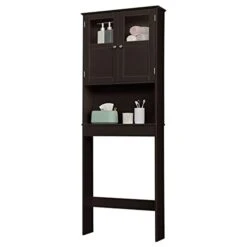 FCH Over The Toilet Storage Space Saver Bathroom Cabinet Organizer Storage Cabinet Brown 12 FCH Over The Toilet Storage Space Saver Bathroom Cabinet Organizer Storage Cabinet Brown -Moen Shop 31TMVGpVQaL