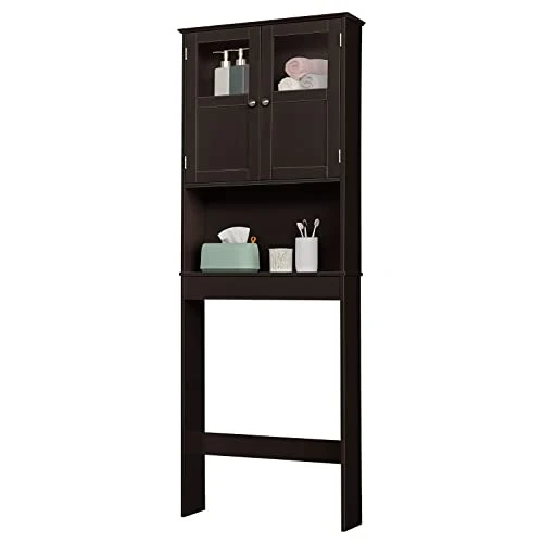 FCH Over The Toilet Storage Space Saver Bathroom Cabinet Organizer Storage Cabinet Brown 7 FCH Over The Toilet Storage Space Saver Bathroom Cabinet Organizer Storage Cabinet Brown - Image 5
