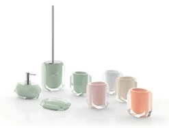 Gedy Chanelle Portacepillos, Resin, White, 7 x 9 x 10.5 -Moen Shop 31UGVVsjg8L 1