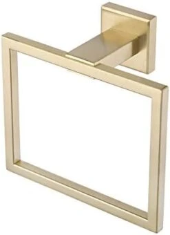 KES Bathroom Towel Ring SUS 304 Stainless Steel Shower Towel Hanger Holder Modern Square Style Wall Mount Matte Black Finish, A2480-BK 18 KES Bathroom Towel Ring SUS 304 Stainless Steel Shower Towel Hanger Holder Modern Square Style Wall Mount Matte Black Finish, A2480-BK -Moen Shop 31VJ06U5dpL. AC