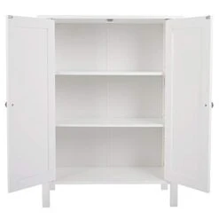 Xiaoshulin Double Doors Bathroom Cabinet Large-Capacity Waterproof And Moisture-Proof Bathroom Storage Cabinet By Candora