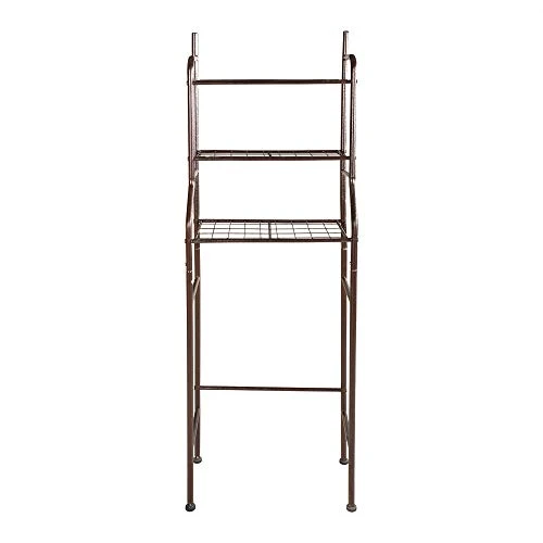 HAHRIR 3-Shelf Bathroom Organizer Over The Toilet Space Saver Over The Toilet Rack Bathroom Corner Stand Storage Organizer, Brown 6 HAHRIR 3-Shelf Bathroom Organizer Over The Toilet Space Saver Over The Toilet Rack Bathroom Corner Stand Storage Organizer, Brown - Image 5