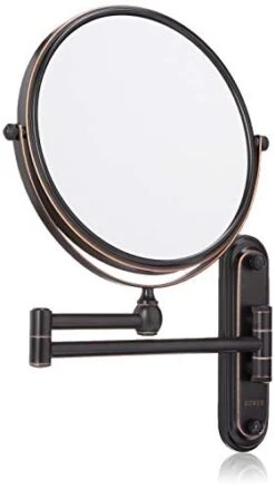 GURUN 8 Inch Bronze Magnifying Makeup Mirror Wall Mounted For Bathroom With 10X Magnification M1207O(8'',10X) -Moen Shop 31XxiBB69WL