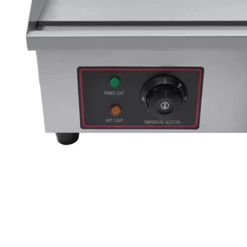 29" Commercial Griddle Electric Flat Top Grill, 110V Electric Flat Top Griddle Non-Stick, Stainless Steel Restaurant Teppanyaki Griddle with 122~572℉ Adjustable Temperature Control 6 29" Commercial Griddle Electric Flat Top Grill, 110V Electric Flat Top Griddle Non-Stick, Stainless Steel Restaurant Teppanyaki Griddle with 122~572℉ Adjustable Temperature Control - Image 4