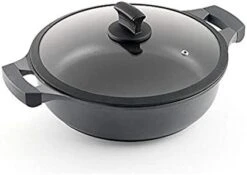 Metaltex XPERT-Cast Aluminium Low Casserole, 30 Cm, Non-Stick ILAG 3 Layers, Full Induction Suitable For All Cookers -Moen Shop 31dDDrEJ7DL. AC