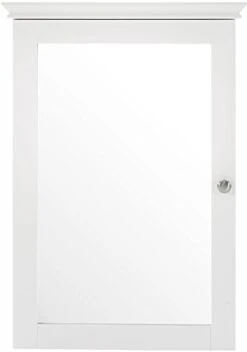 Crosley Furniture Lydia Mirrored Bathroom Wall Cabinet, White -Moen Shop 31eiXBY8SUL