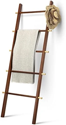 AFOOGA 5Ft Wooden Blanket Ladder Farmhouse - Quilt Ladder For Bedroom - Decorative Ladder For Blankets - Wood Ladder Decor - Easy Assembly- Wooden Ladder For Blankets - Farmhouse Ladder Blanket Holder 8 AFOOGA 5Ft Wooden Blanket Ladder Farmhouse - Quilt Ladder For Bedroom - Decorative Ladder For Blankets - Wood Ladder Decor - Easy Assembly- Wooden Ladder For Blankets - Farmhouse Ladder Blanket Holder - Image 6